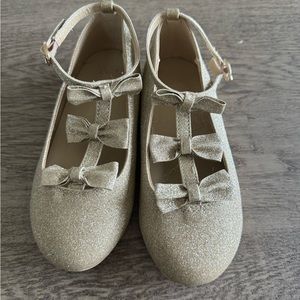 Janie and Jack Gold ballet flats